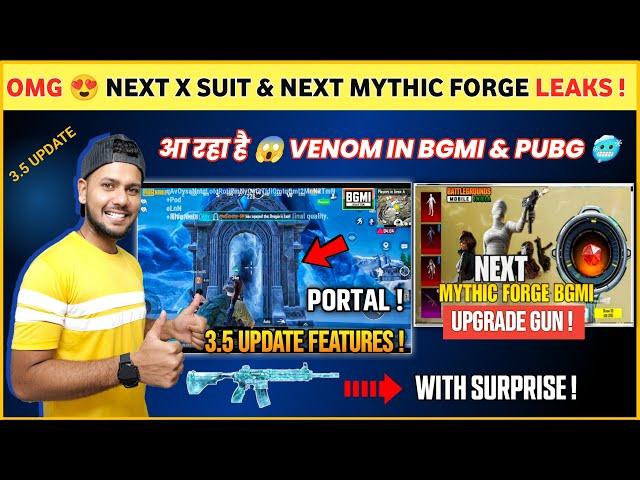 M4 Glacier  Next Mythic Forge Bgmi | Next X Suit | Bgmi / Pubg 3.5 Update Leaks | Bgmi New Update