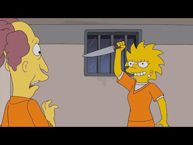 Lisa Kills Sideshow Bob (The Simpsons | Treehouse of Horror XXXIV)