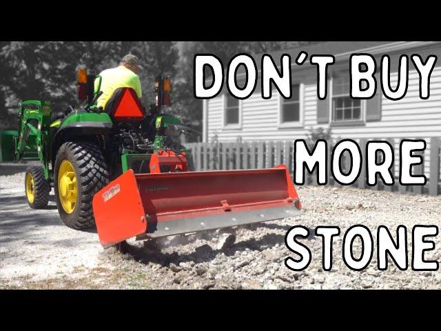 How To Fix Your Driveway with ONLY a Box Blade & Loader, John Deere 2038R