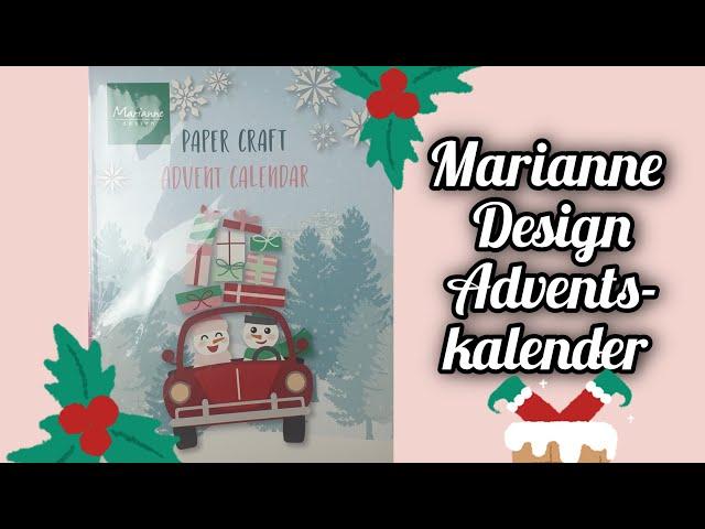 Marianne Design Adventskalender* Stanzen* Stempel* Weihnachtlich und einfach nur schön