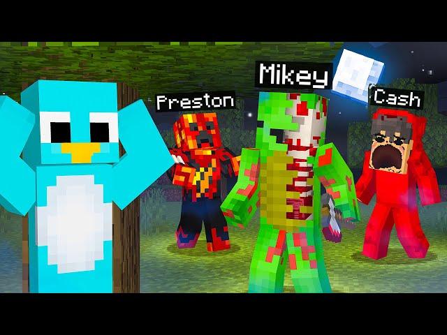 10 YouTubers in HORROR Hide and Seek Minecraft Prop Hunt