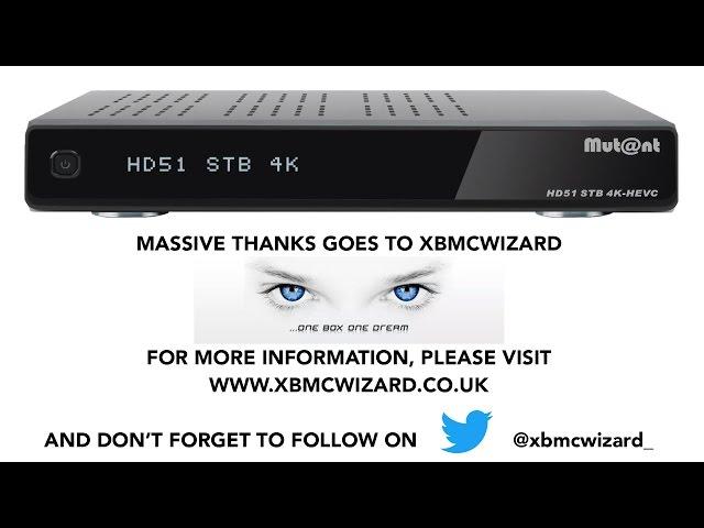 Mutant HD51 4K DVB-S2 Satellite Receiver (UNBOXING)