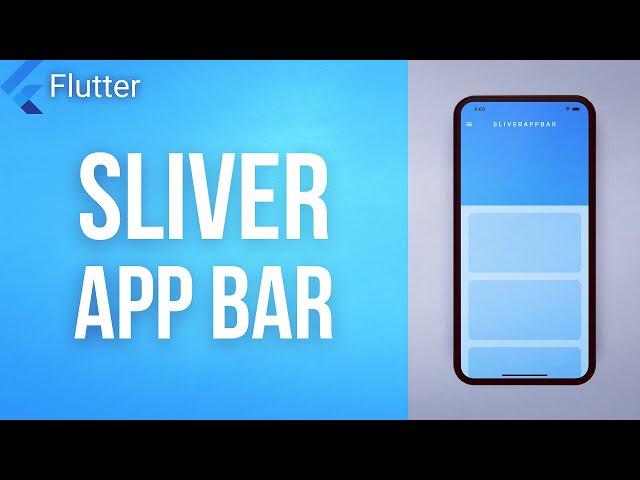 SLIVER APP BAR • Flutter Widget of the Day #12