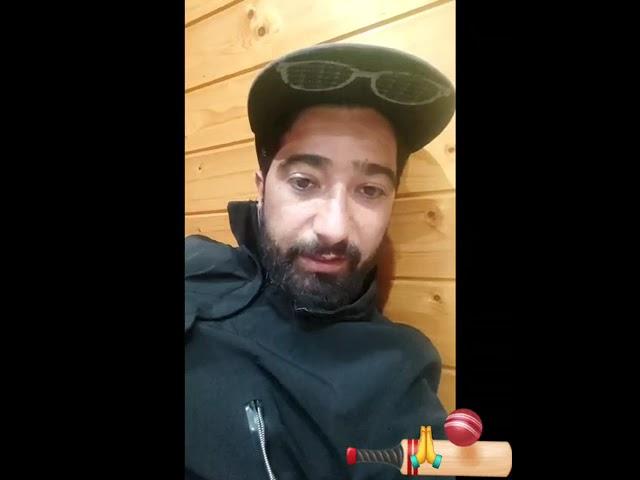 Message from Wicketkeepers, slip fielders. Pagalpan from Abid Pathan