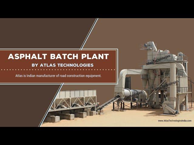 Asphalt batching plant | Stationary batching plants