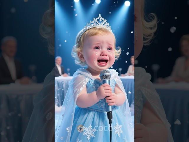 Singing Through Tears in a Winter Wonderland: This Baby Broke Everyone's Heart ️ #cute #baby