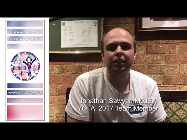 RSGB YOTA 2017 vlog #11 Jonathan, M0JSX - UK YOTA team member