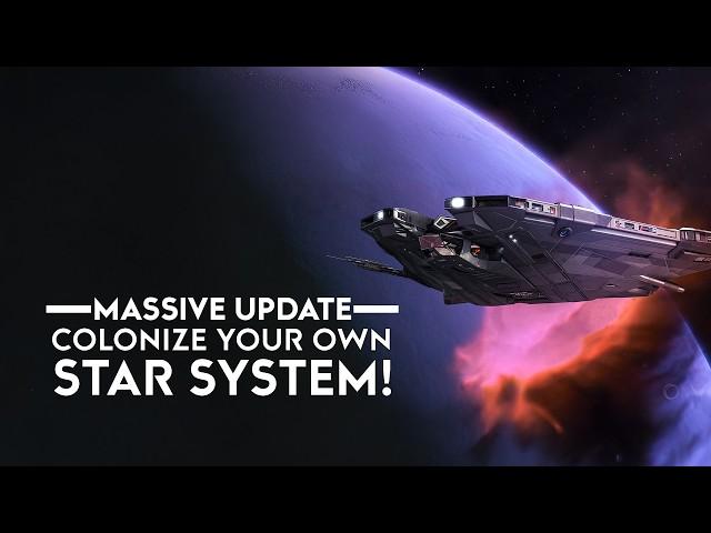 Elite Dangerous - Player COLONIZATION, Station Construction and New Ship