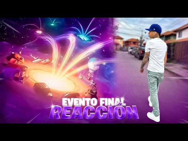 REACCION A EVENTO FINAL de Fortnite x Eminem (Big Bang) - byeduardito