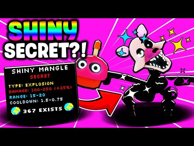 I GOT SHINY SECRET MANGLE AS A NOOB?! (Five Nights TD)