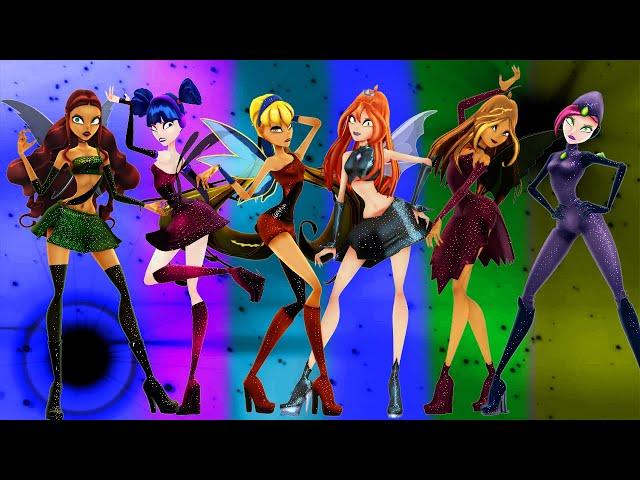 [WINX Club] Dark - corrupted transformations (animation)