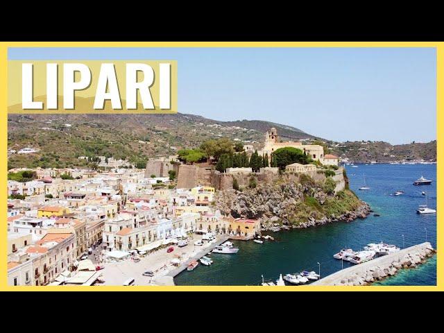 Lipari ️ Aeolian Island ️  Sicily walking tour in 4k & Boat tour!