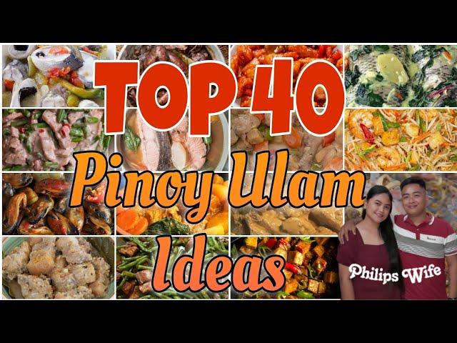 ᥫ᭡ TOP 40 PINOY ULAM IDEAS 2024 LIST | 2024 ULAM UPDATE