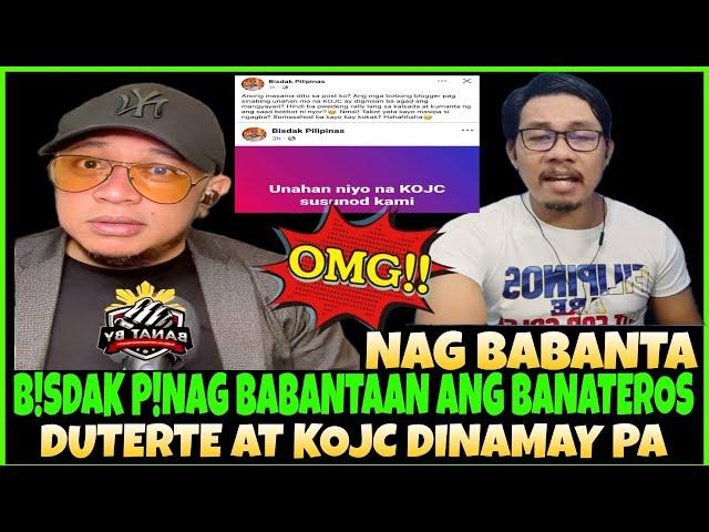 BISDAK NAG BANTA SA BANATEROS DUTERTE KOJC DINAMAY PA !!