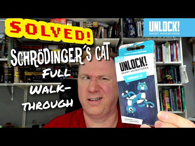 Solved! Unlock Short: Schrodinger's Cat - full walkthrough and solution with Dr Gareth