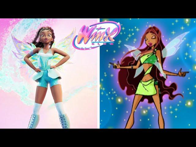 Aisha's Transformation: original Season 1 vs. Reboot Side-by-Side | Winx Club Official
