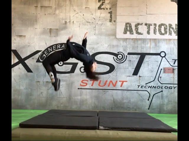 XGST stunt team. Anna Vlasova stunt reel. Анна Власова шоурил.