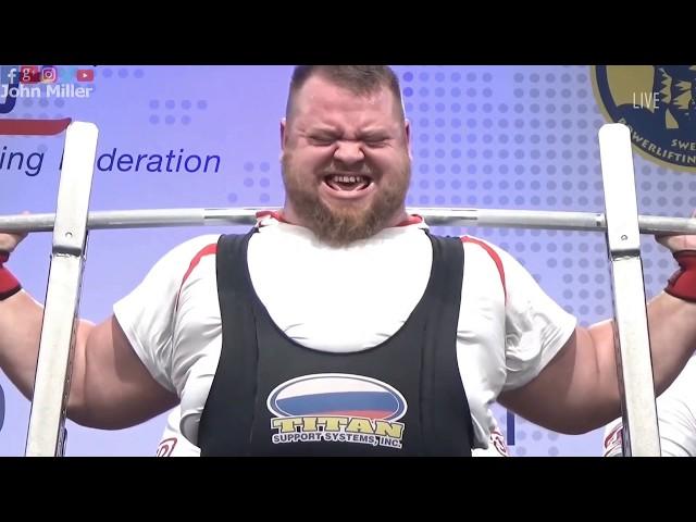 Andrey Konovalov - 1227.5kg 1st Place 120+kg - IPF World Open Powerlifting Championship 2018