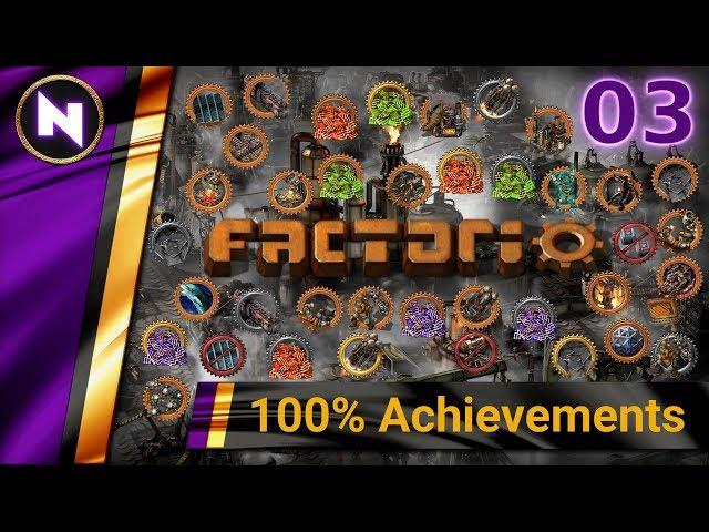 Factorio 100% Achievements #3 GETTING ON TRACK LIKE A PRO