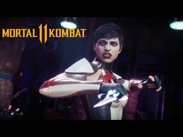 Mortal Kombat 11 Skarlet Gameplay vs Raiden and Sonya Blade