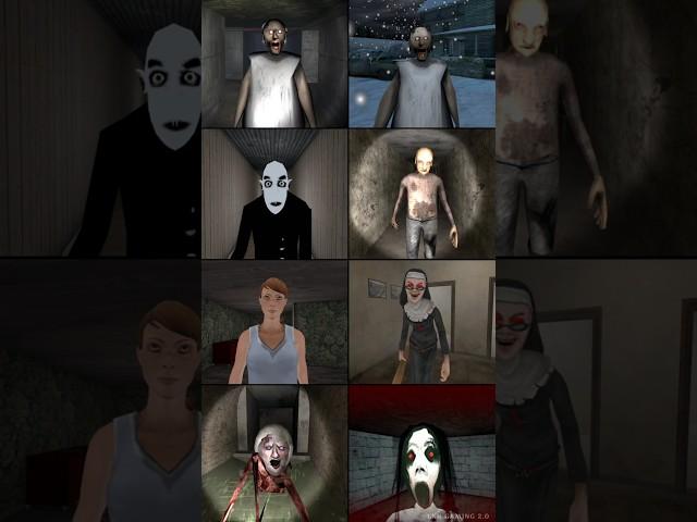 Granny The Cellar Vs Granny 3 Vs Nosferatu Vs Rina Of Darkness Vs Crazy Wife Vs Evil Nun Rush +