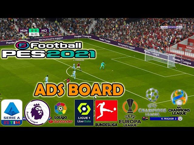 PES 2021 New Animated Adboards Pack 2021/2022