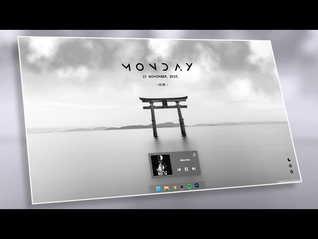 This Black & White Theme Will Make Your Desktop Look Super Clean