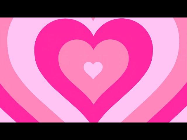 Powerpuff Girls Y2K PARTY Pink and Magenta Ending Heart Scene HQ Background