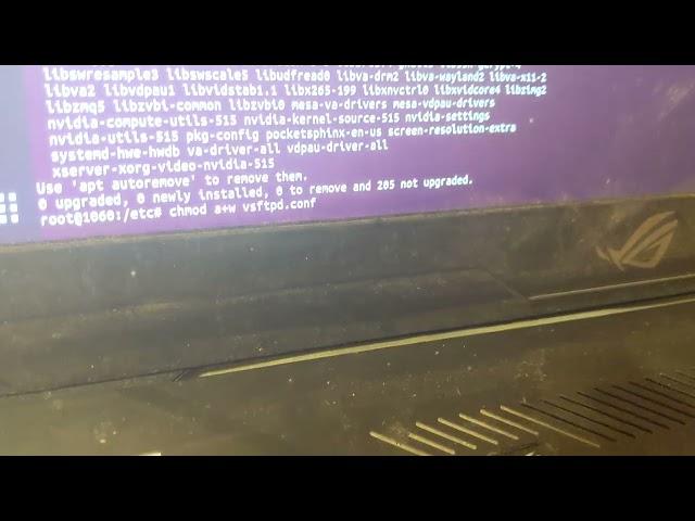 how to fix error e212 vsftpd.conf vi vim not working won't write linux ubuntu