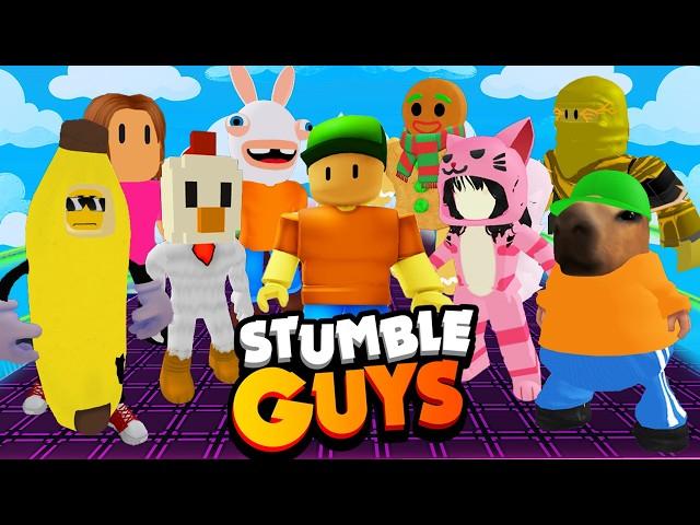 PLAYING EVERY STUMBLE GUYS ROBLOX GAME