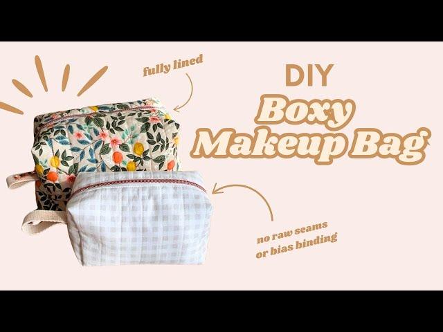 Ep 2 | 10 Easy Last Minute Gifts to Sew | Boxy Makeup Bag Sewing Tutorial | Beginner Friendly