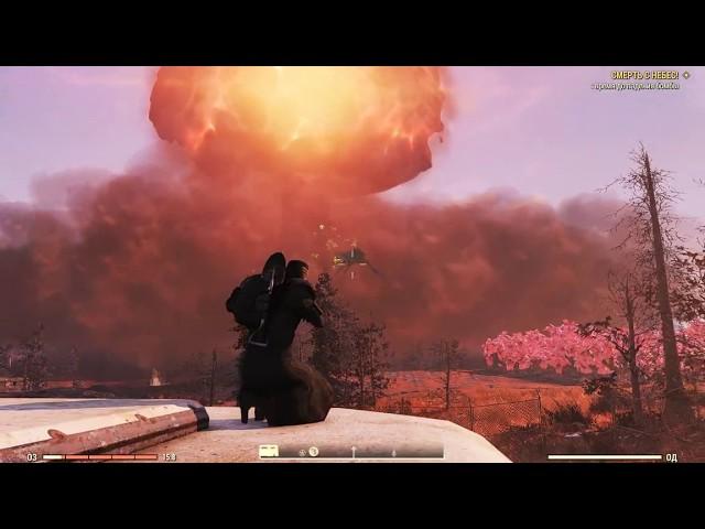 Fallout 76 Соло матка зверожогов, самодельный карабин B2525