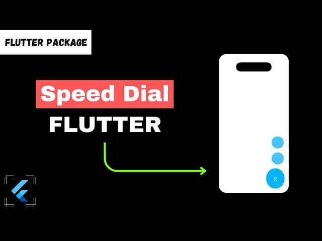 How to create multiple Floating Action Button using Speed Dial Package in Flutter