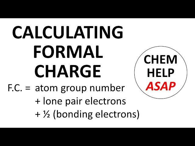 how to calculate formal charge