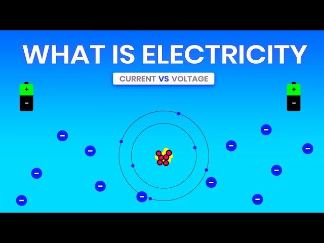 How Electricity Works | Electricity Explained Simply | Current vs Voltage |