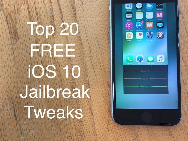 Top 20 Free iOS 10 - 10.2 Cydia Tweaks