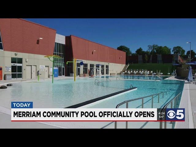 Outdoor pool at Merriam Community Center opens for first time