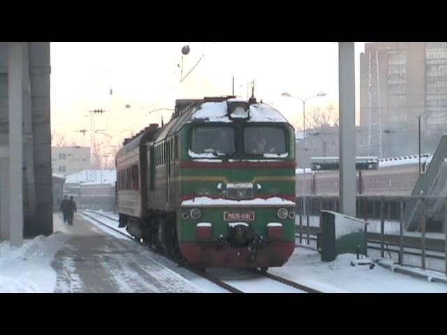 Тепловоз М62К-1181 c путеизмерительeм / M62K-1181 with track measurement car