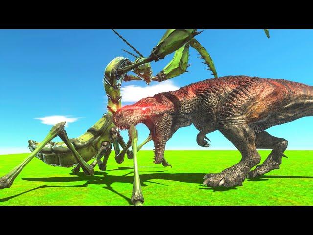 Upgraded T-REX Destroys EVERYTHING - Animal Revolt Battle Simulator