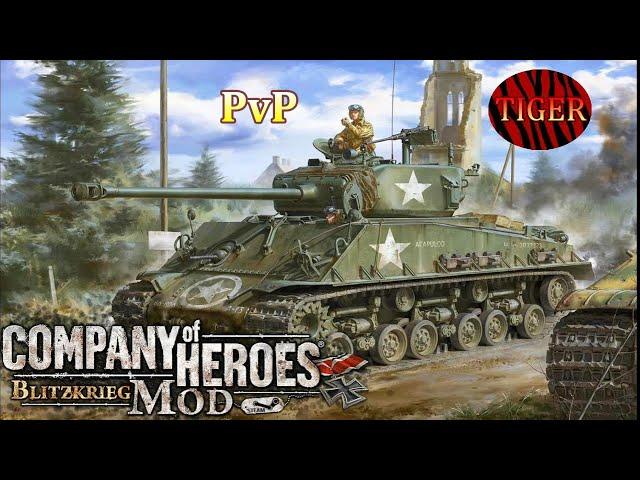 CoH Blitzkrieg Mod PvP _ intense 3v3 - Gameplay