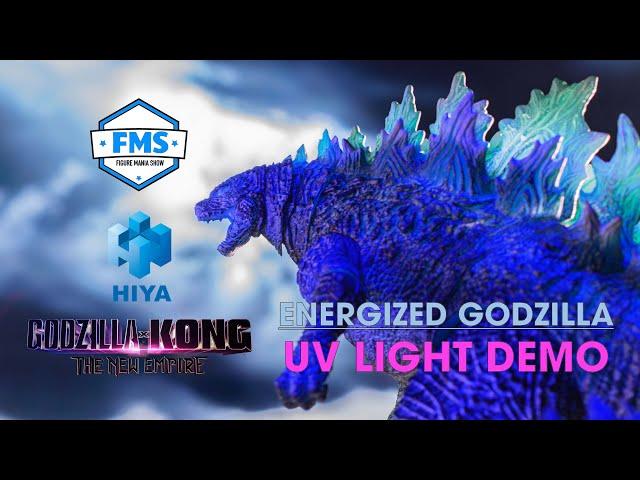 Hiya Toys Energized Godzilla UV Light Demo #Godzilla #Hiyatoys #godzillaxkongthenewempire