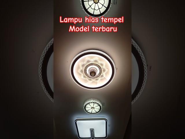 keren !!! lampu hias tempel model terbaru
