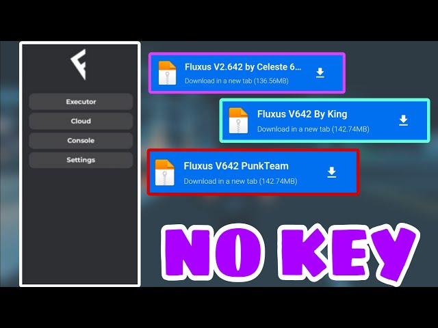 KEYLESS Fluxus Executor Mobile Latest Version Released V642 |  Fluxus Executor new update - (2024)