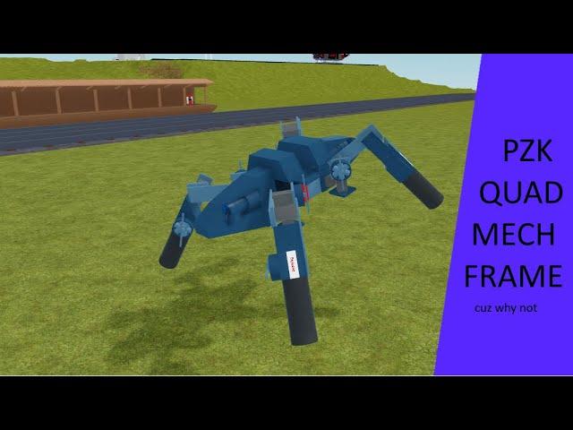 Quad mech frame tutorial for plane crazy