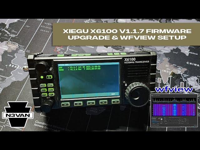 Xiegu X6100 Firmware Upgrade & WFView Setup