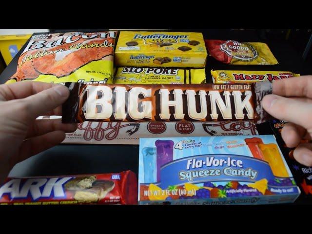 Eating ASMR: Candies from the USA