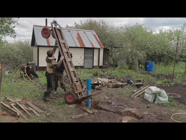 Бабуль часть 3 / Сдача скважины / буровая установка  для бурение под воду