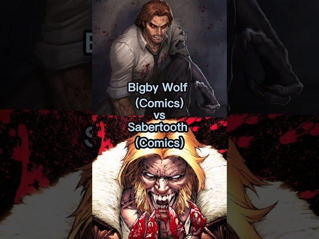 Bigby Wolf vs Sabretooth | #shorts #battle #1v1