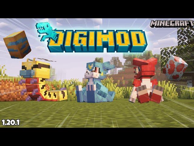 New Digimon Just Dropped | Digimod Mod Showcase 1.20.1