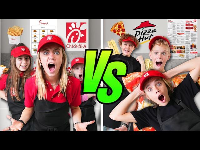 We Opened A Real Pizza Hut and Chick-Fil-A Restaurant In Our House!